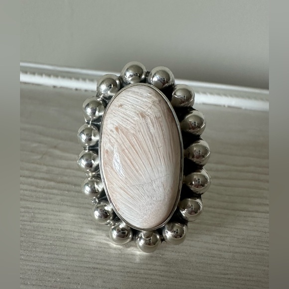 Goldie Lew Jaicee Ring Pink Scolecite - Picture 3 of 5